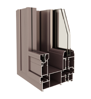 60S系列带纱隔热内平开窗