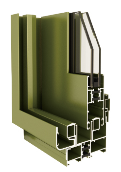 GRD72系列隔热内(外)带纱推拉窗