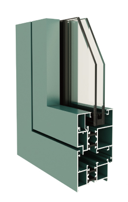 52A系列隔热内平开窗