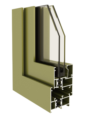 50C系列隔热内开内倒平开窗