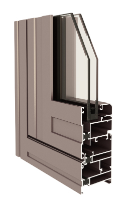55J系列隔热外平开窗