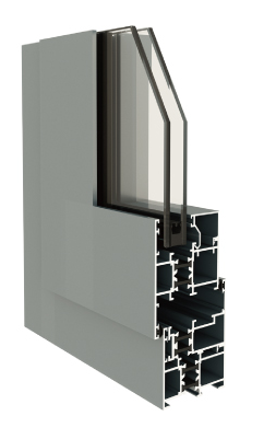 55C系列隔热外平开窗