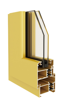 53系列隔热外平开窗